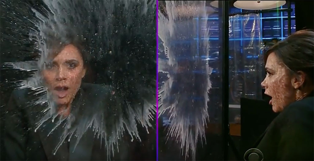 Victoria Beckham, Flinch, James Corden Victoria Beckham, Flinch, James Corden